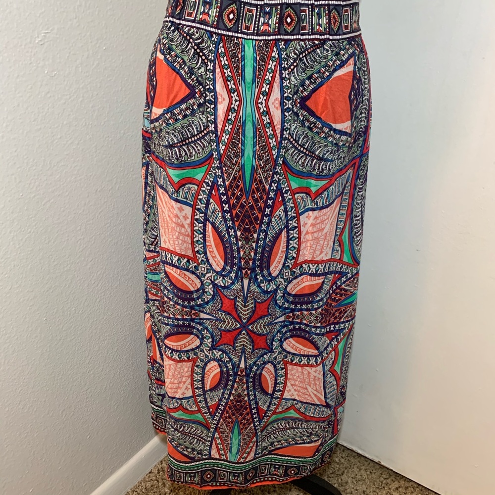 Paisley Festival Maxi Skirt